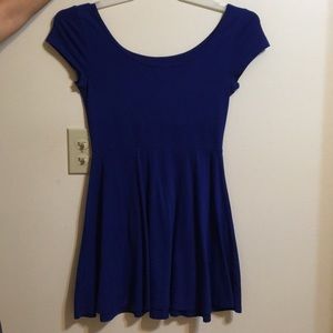 Dark blue skater dress